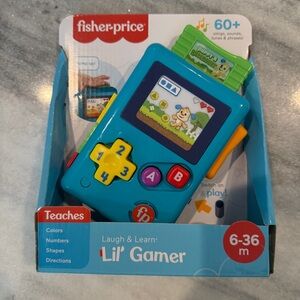 Fisher-Price Lil' Gamer Toy Blue 6-36m NEW‎ Baby Toddler Learning Educational